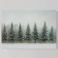 Evergreens Stand Their Winter Watch