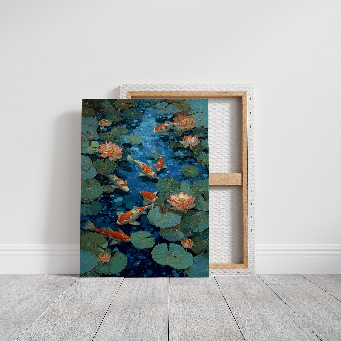 Koi Dance Through Lotus Dreams