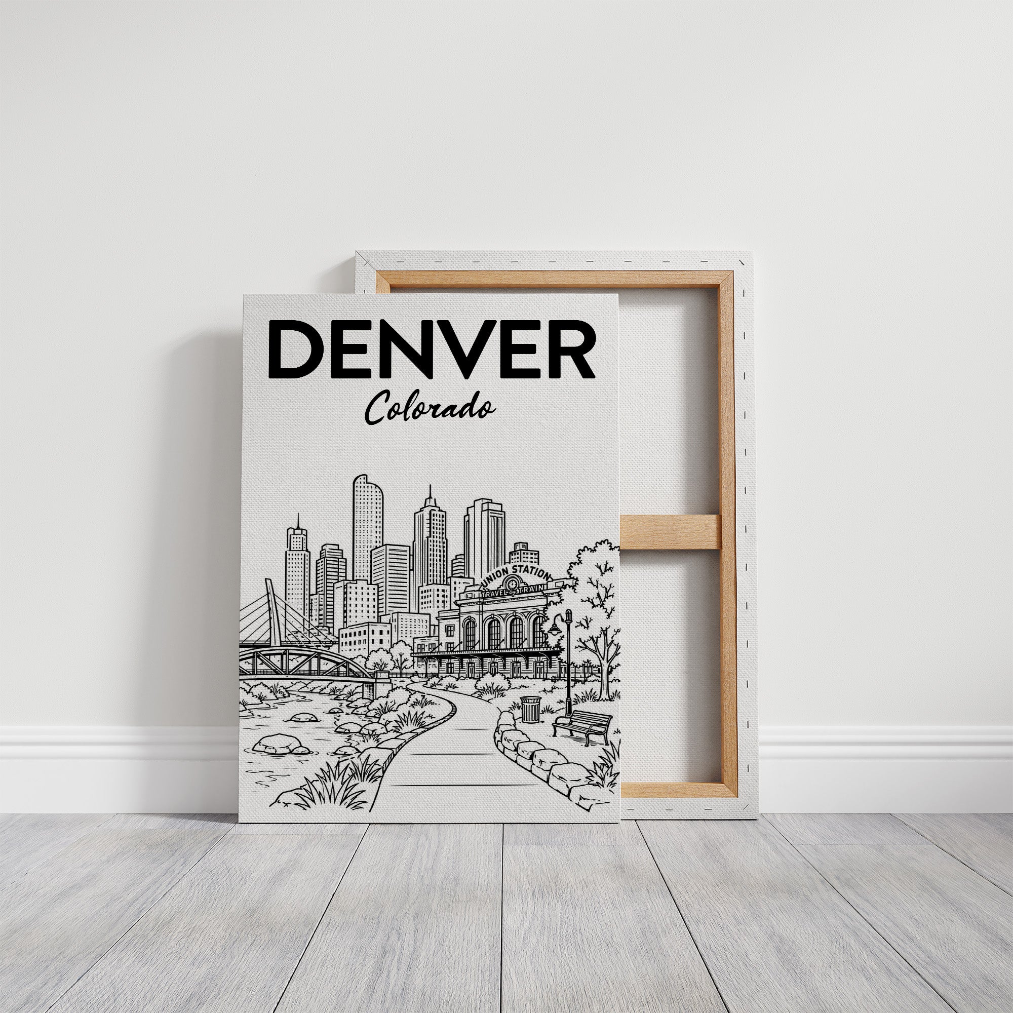 Denver, Union Station Line Art