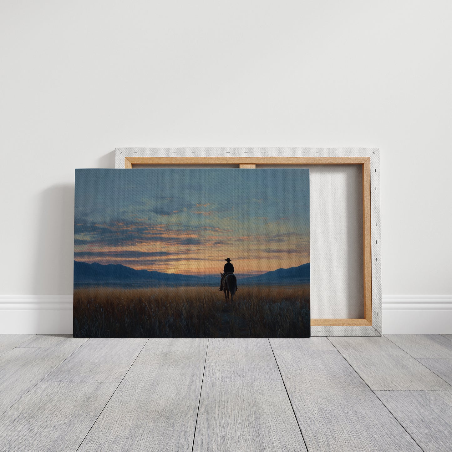 Twilight Journey Through Amber Prairie