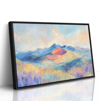 Lavender Fields Meet Coral Mountains