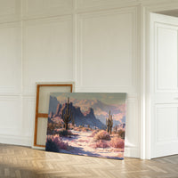 Pink Dawn Greets Saguaro Sentinels