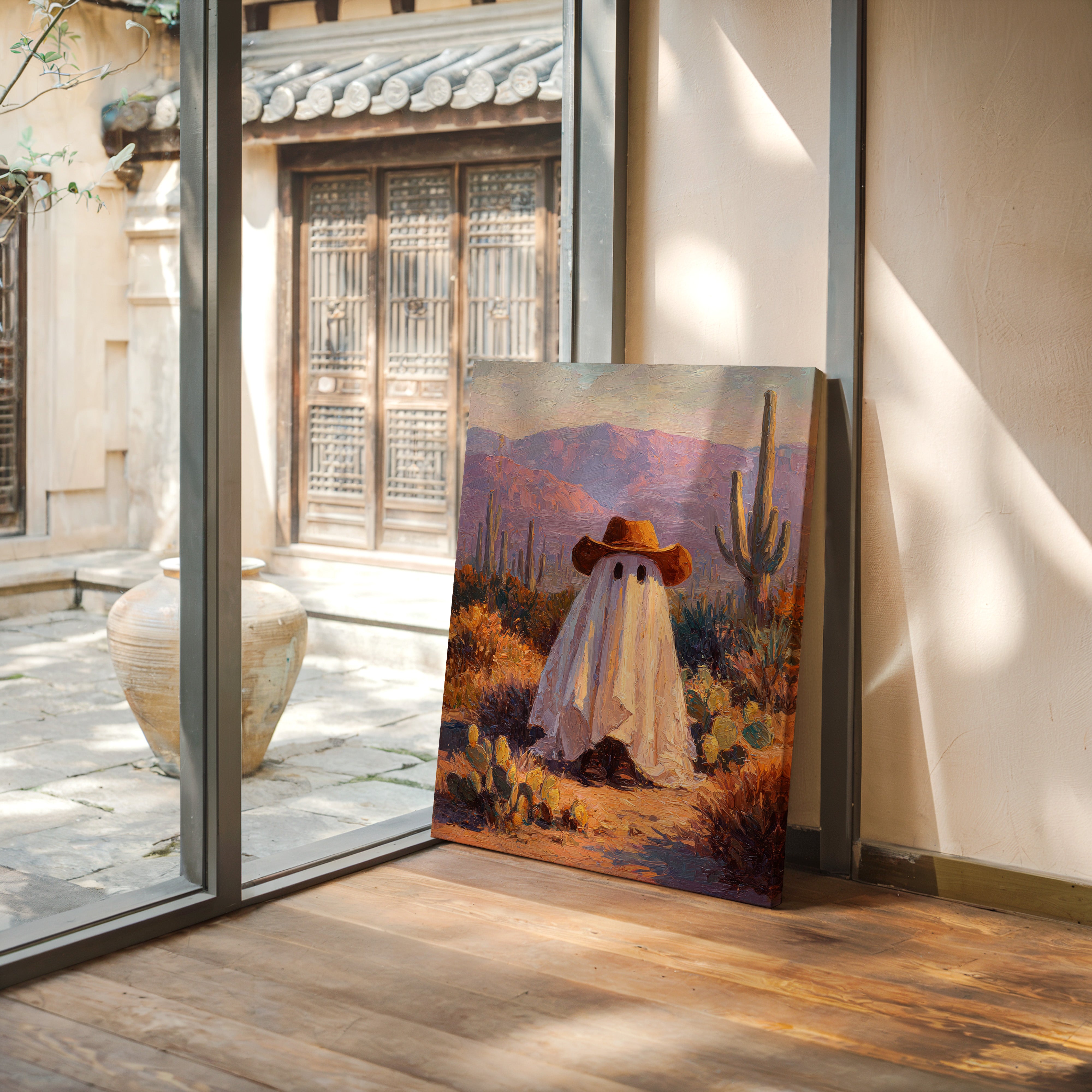 A Cowboy's Playful Mirage