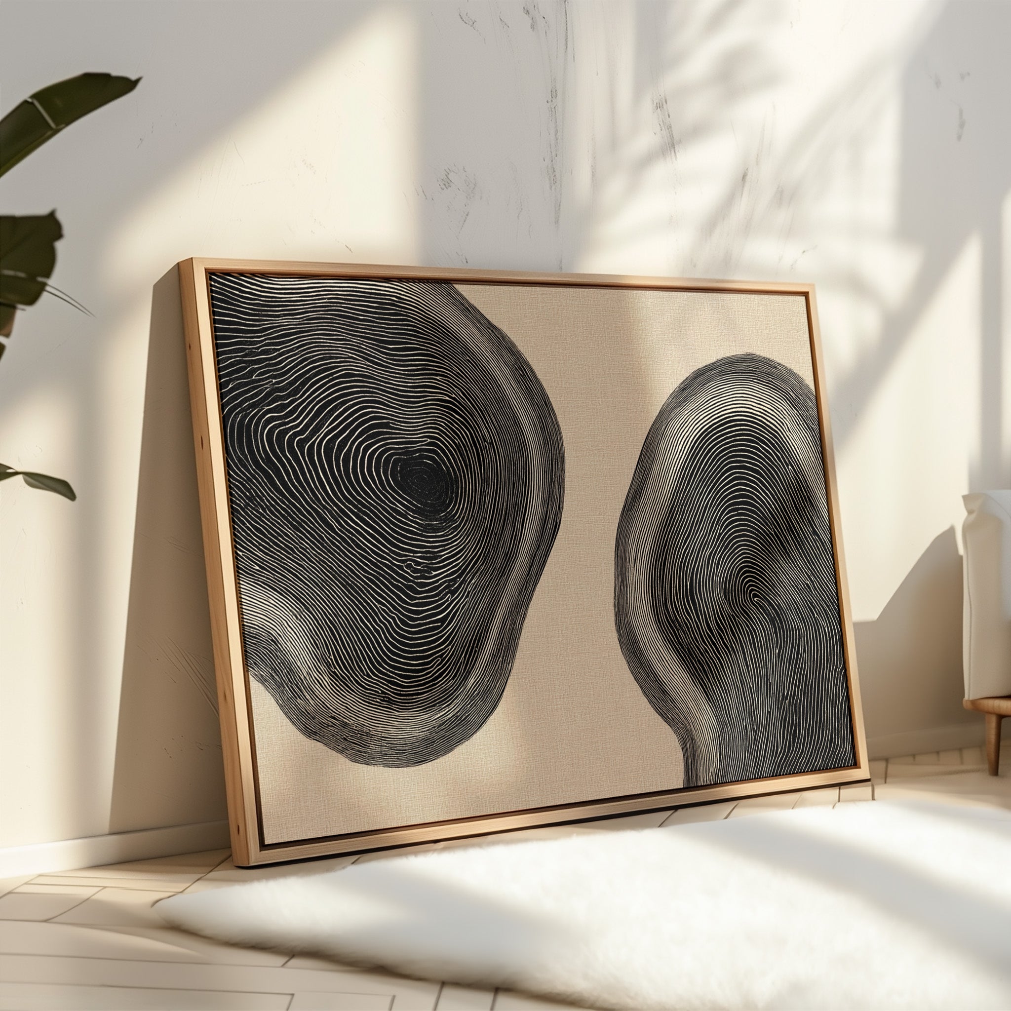 Contours of Nature's Embrace