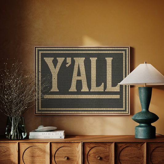 Y’ALL Mosaic Wall Art