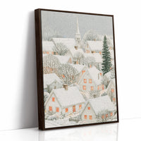 Snowfall Over the Steeple