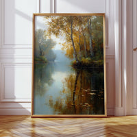 Autumn Reflections on Tranquil Waters