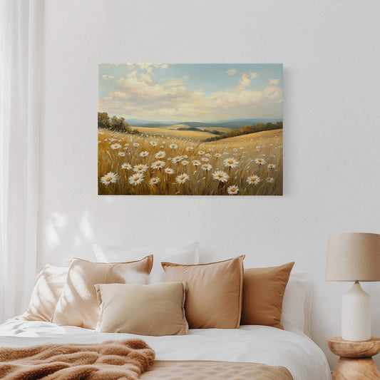 Summer Daisies Dance Through Golden Fields