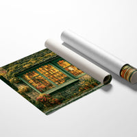 Bookshop Wrapped in Green