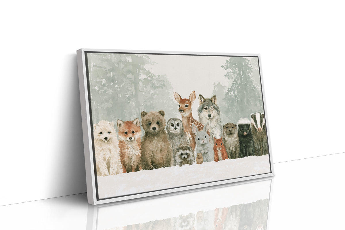 Woodland Friends Gather Round