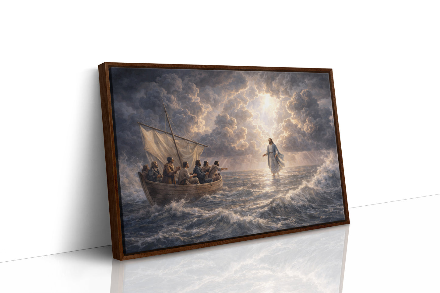 Divine Light Pierces Tempest's Fury