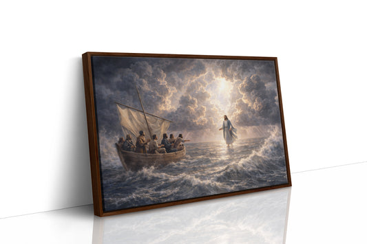 Divine Light Pierces Tempest's Fury