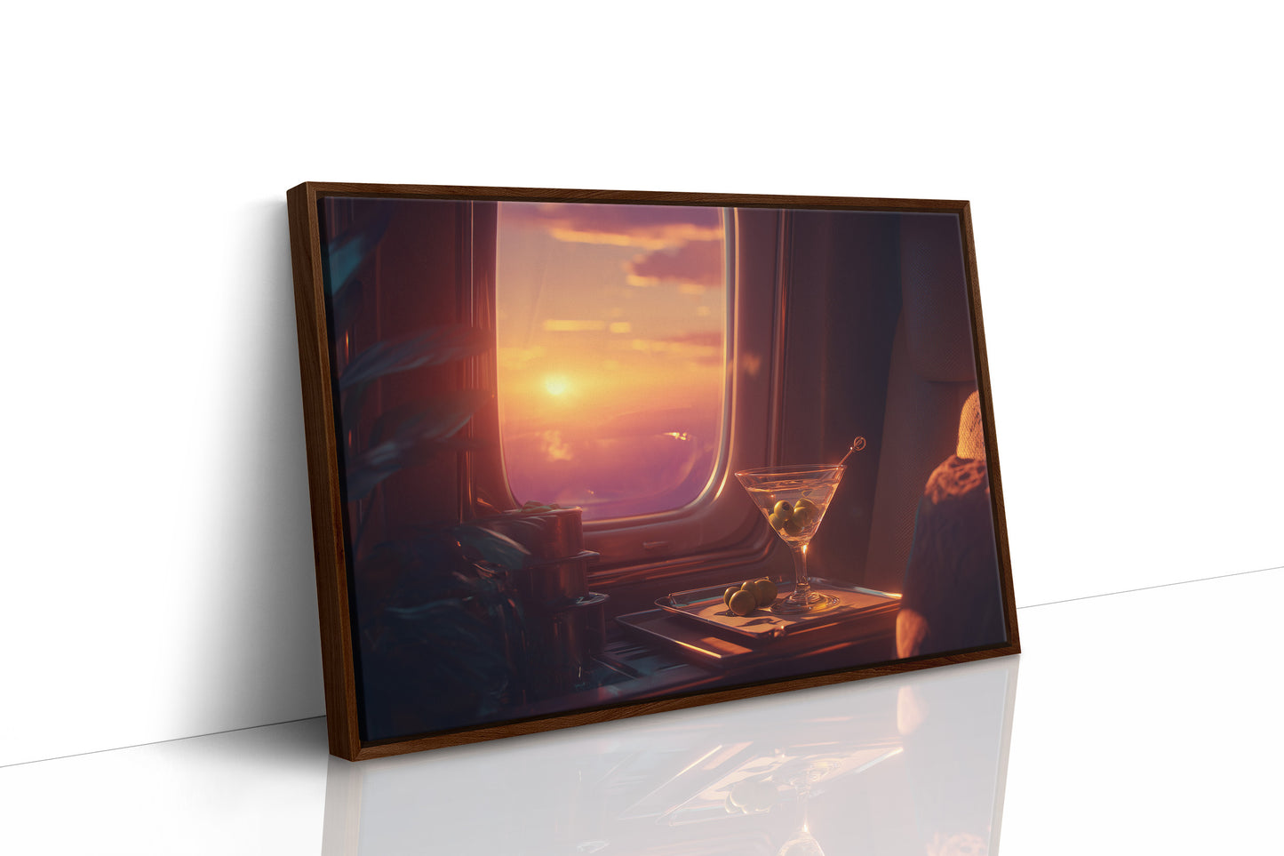 Sunset at Thirty Thousand