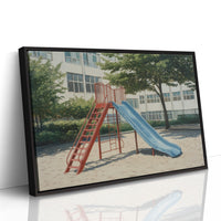 Empty Playground Holds Summer Memories