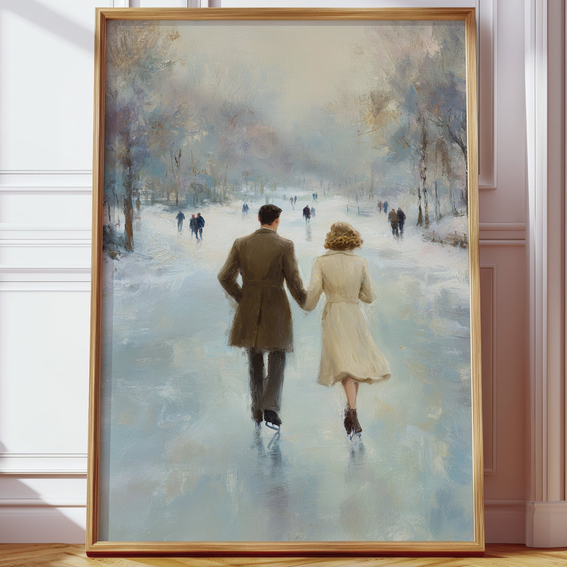 Winter Stroll on Ice