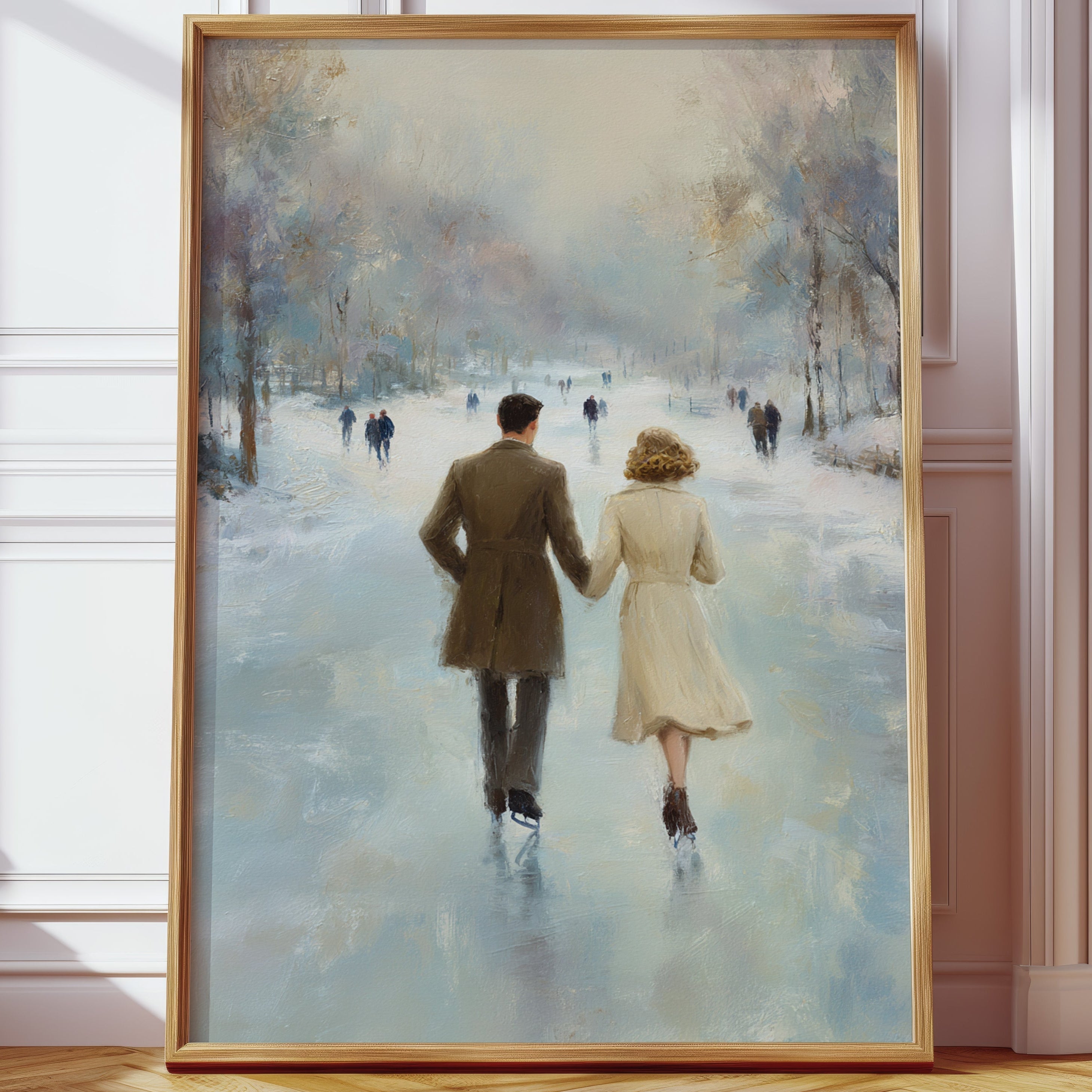 Winter Stroll on Ice