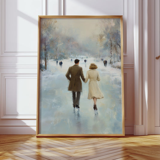 Winter Stroll on Ice