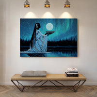 Sacred Waters Hold The Moon