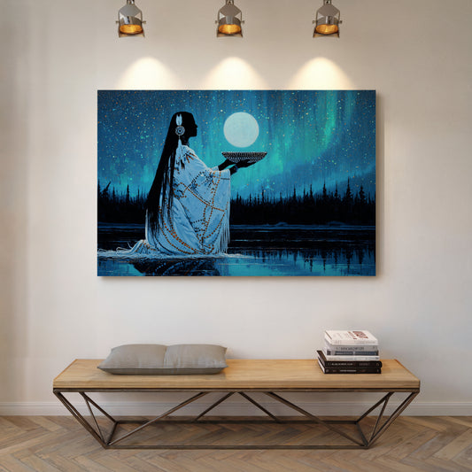 Sacred Waters Hold The Moon