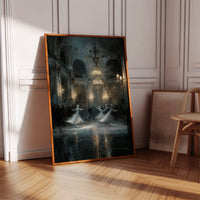 Glistening Steps Under Crystal Light