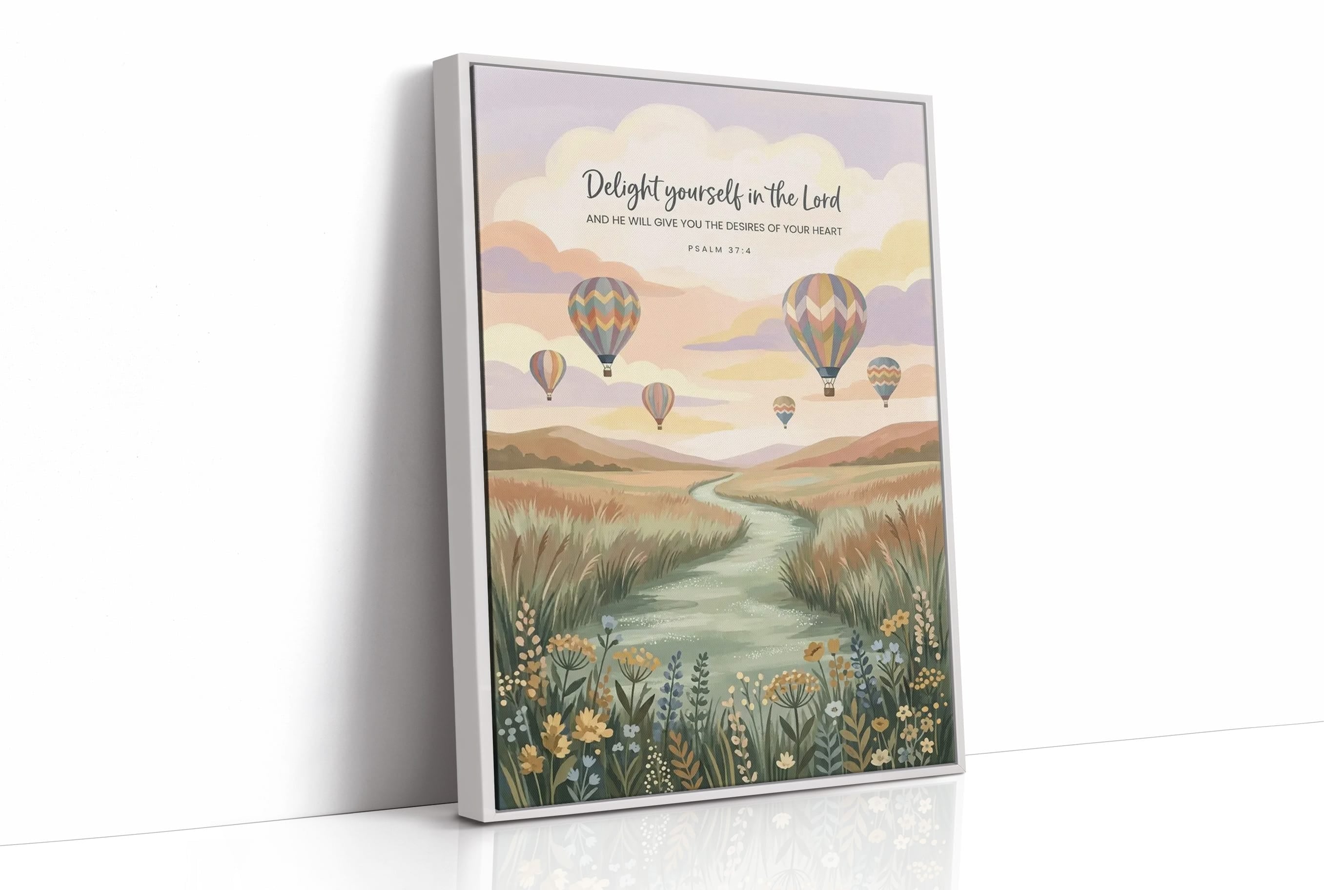 Delight Yourself in the Lord: Hot Air Balloon Meadow