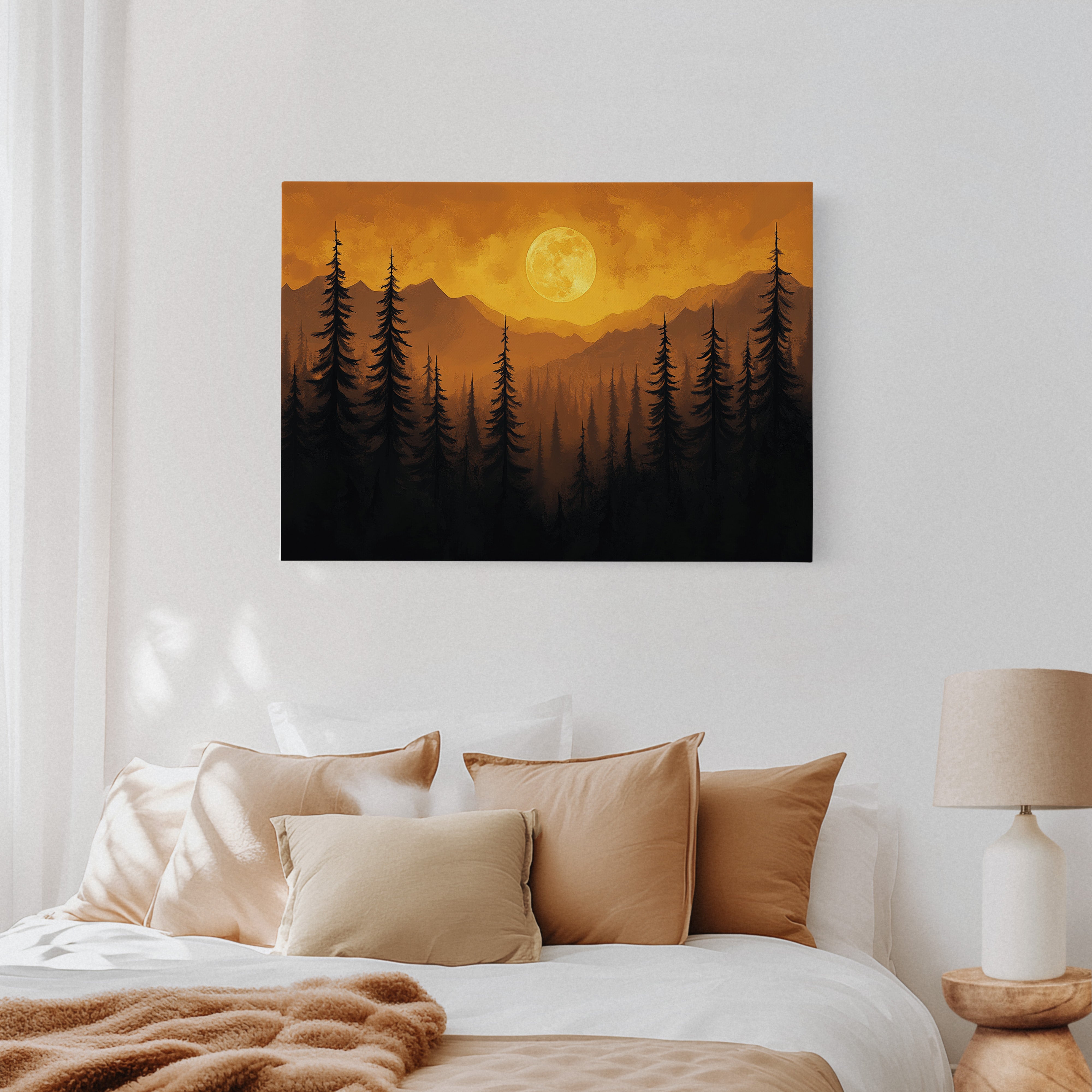 Ancient Pines Watch Golden Moon