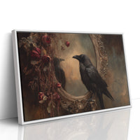 Raven Among Faded Roses