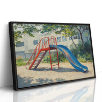 Summer Memories On Metal Slides