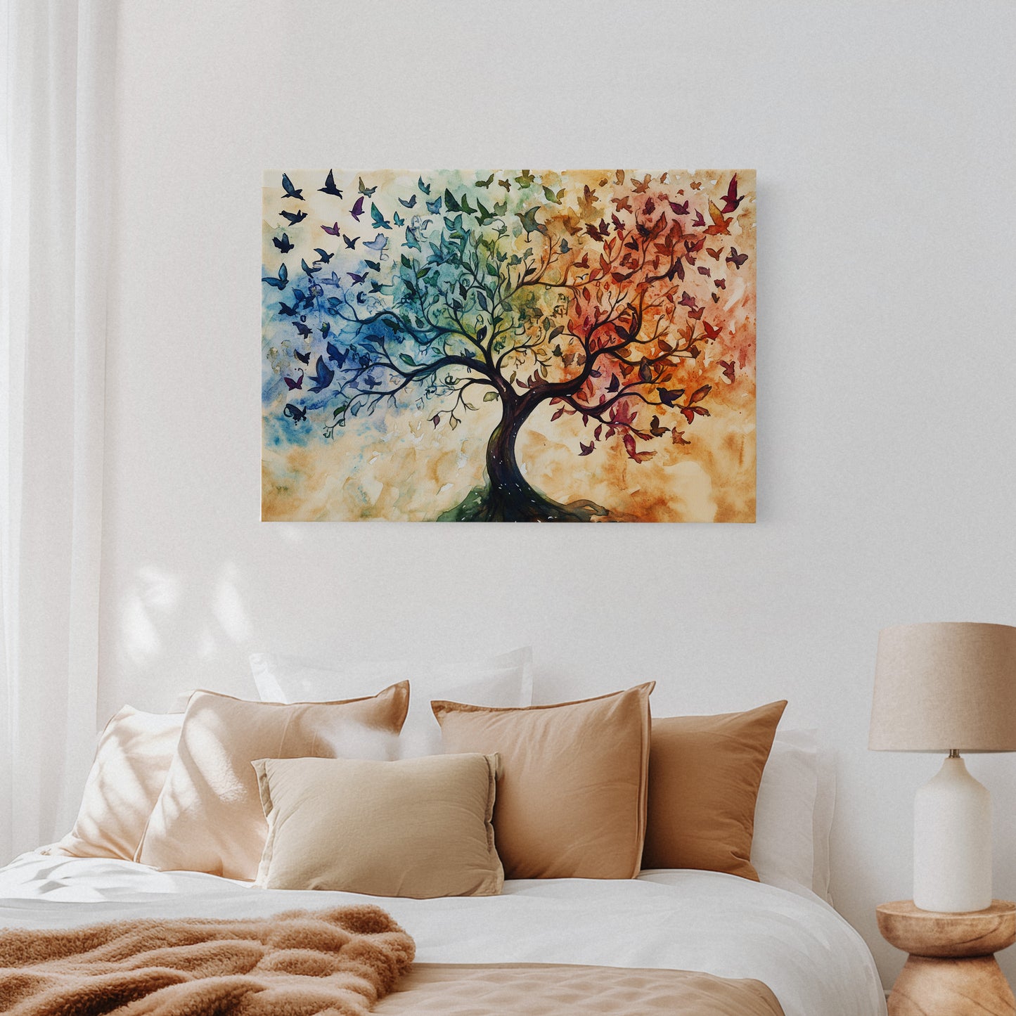 Seasons Dance Through Bird Wings