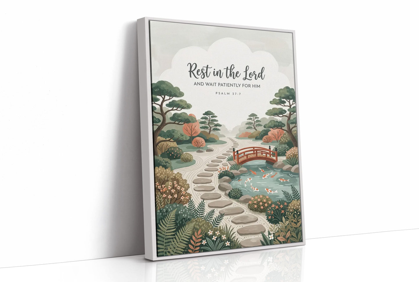 Rest in the Lord: Japanese Zen Garden Bridge