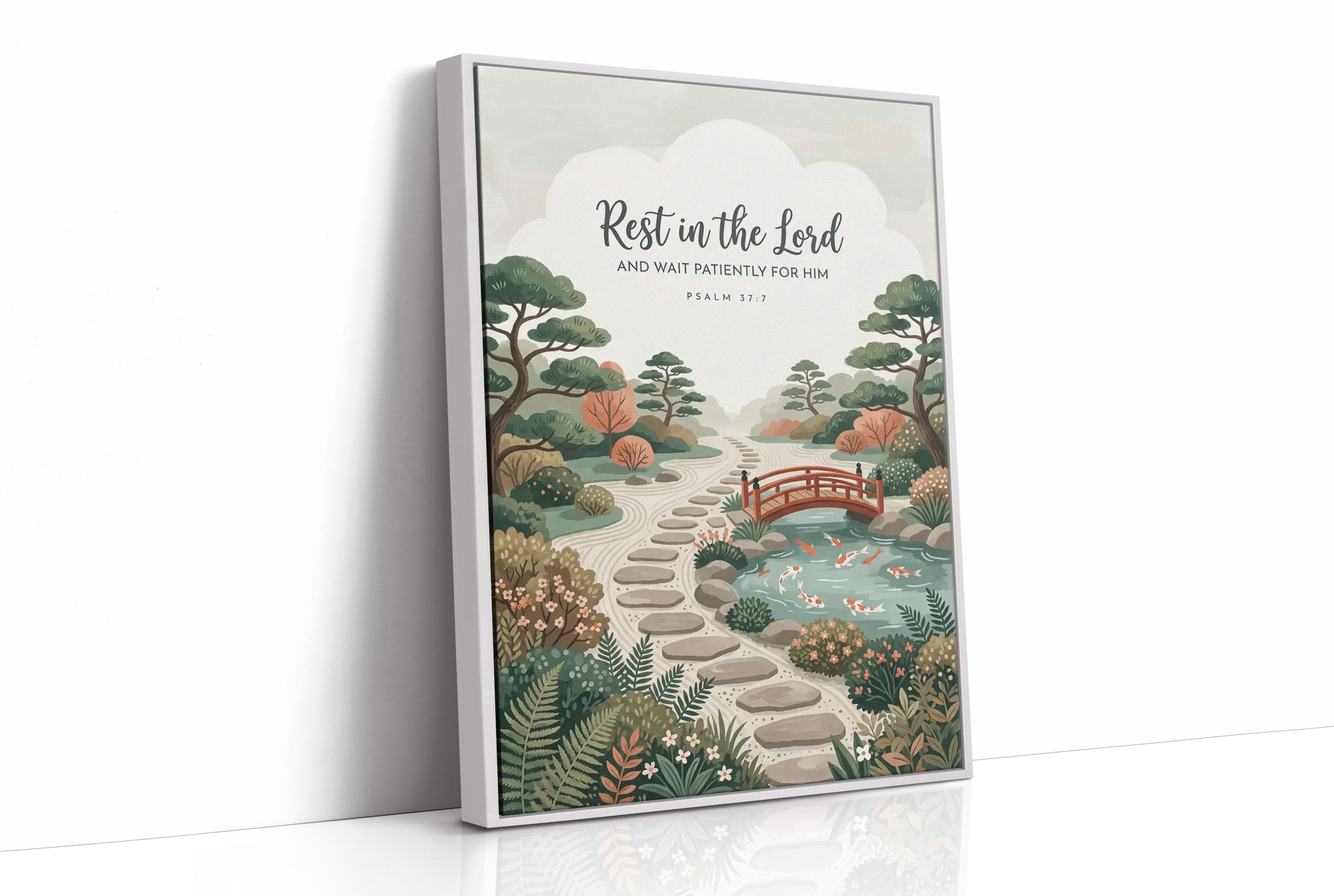 Rest in the Lord: Japanese Zen Garden Bridge