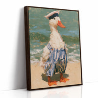 Sailor Duck At The Beach