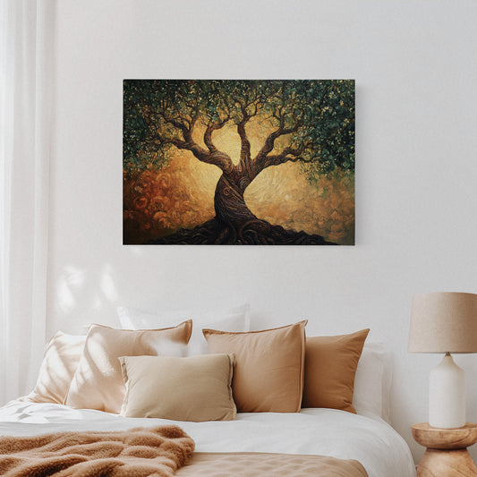 Ancient Olive Dances At Dawn