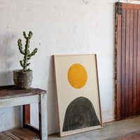 Solar Balance in Black and Gold