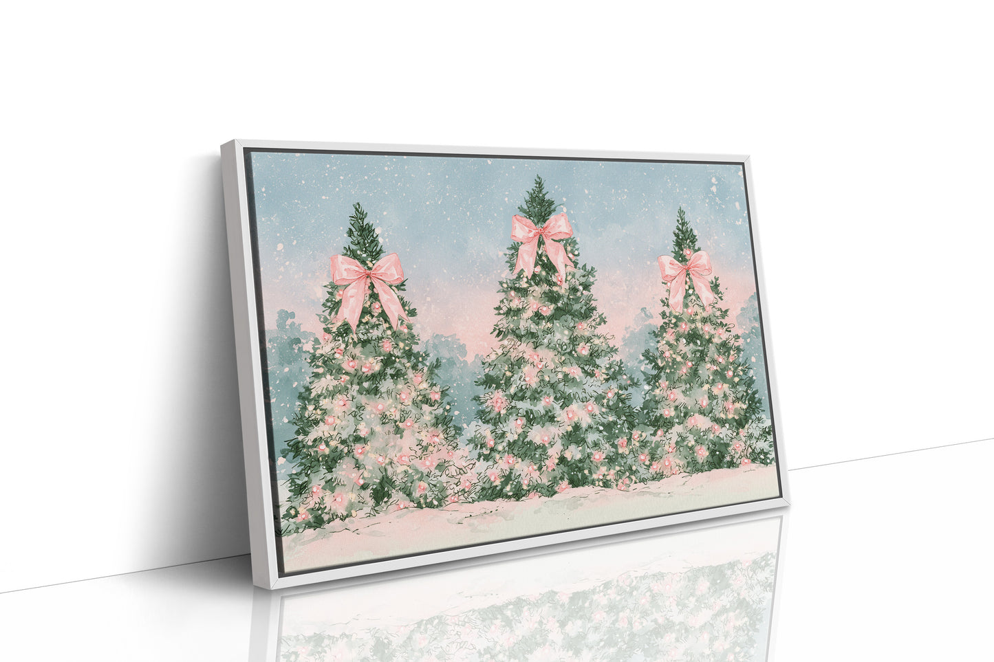 Pink Bow Christmas