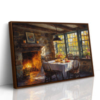 Autumn Feasts By Firelight Glow