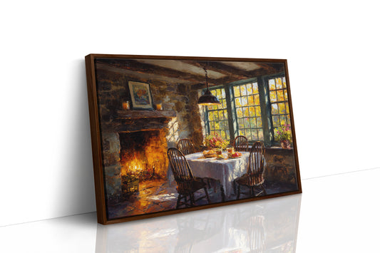 Autumn Feasts By Firelight Glow