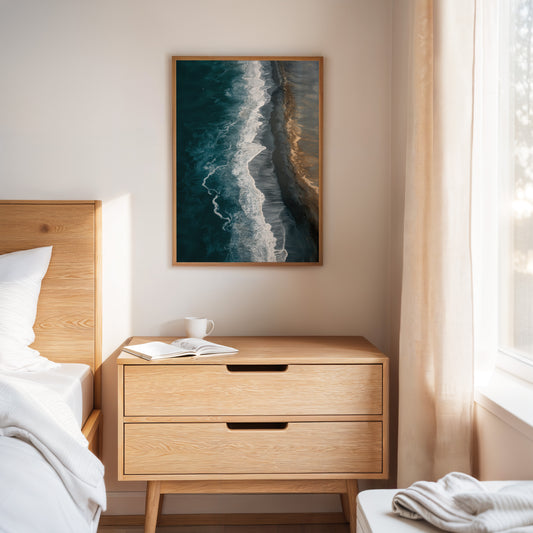 Tides Embrace the Shoreline's Whisper