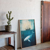 Deep Blue Silence and the Whale