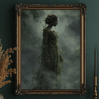 Moss Maiden In Twilight Fog