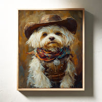 Havanese Western Outlaw
