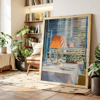 Afternoon Light Through Venetian Lines