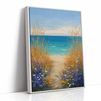 Shoreline Whispers Through Golden Reeds