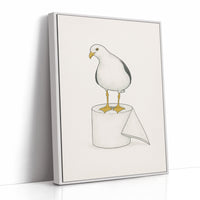 Seagull on a Toilet Roll