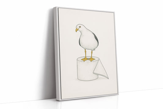 Seagull on a Toilet Roll