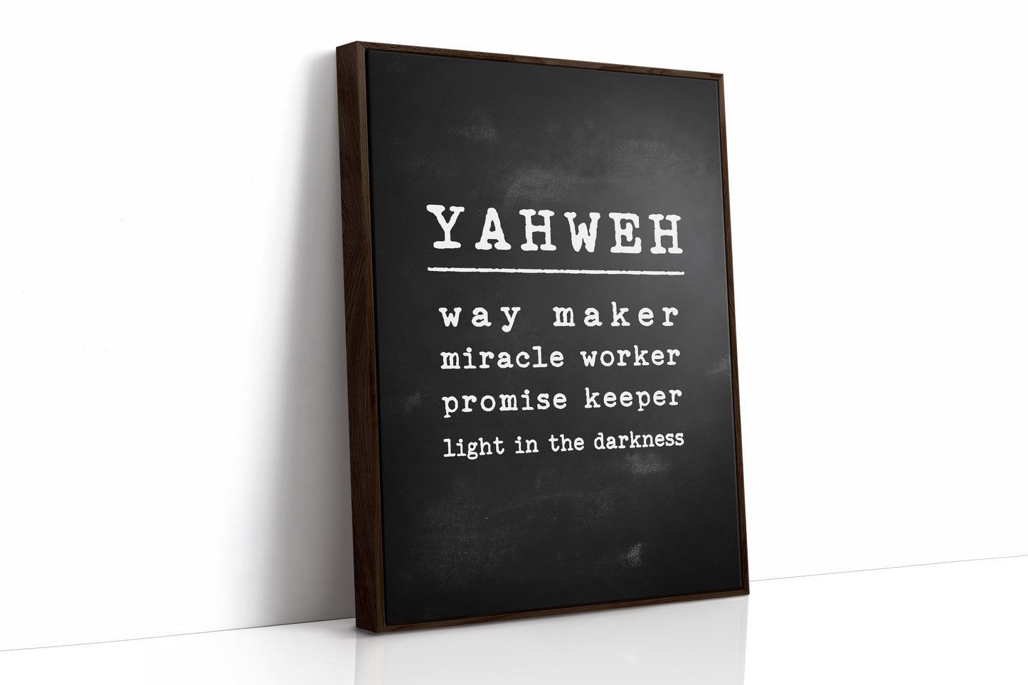 Yahweh Chalkboard Declaration