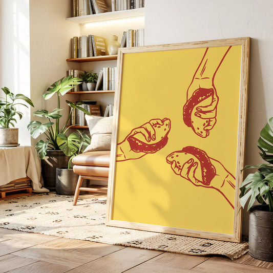Croissants Dance In Morning Light