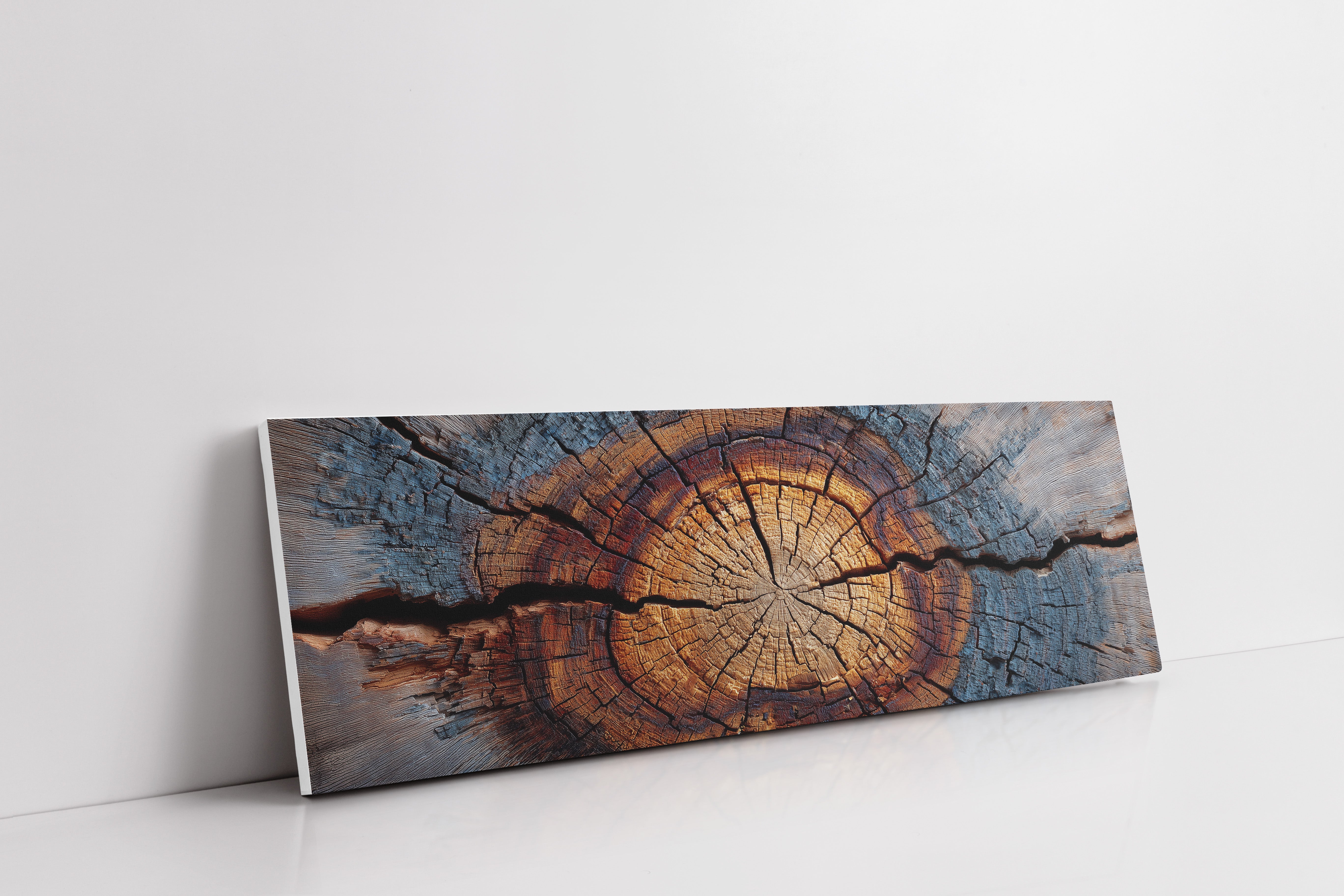 Wood Grain Tree Rings Rustic Macro Wall Art