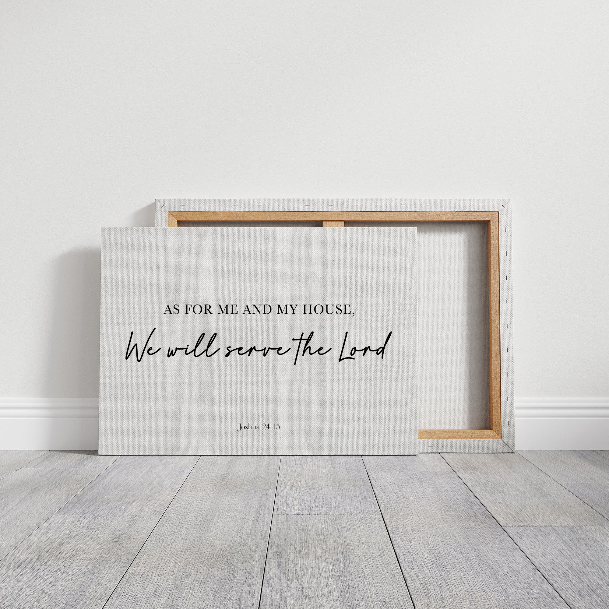 Sacred Declaration In Elegant Typography