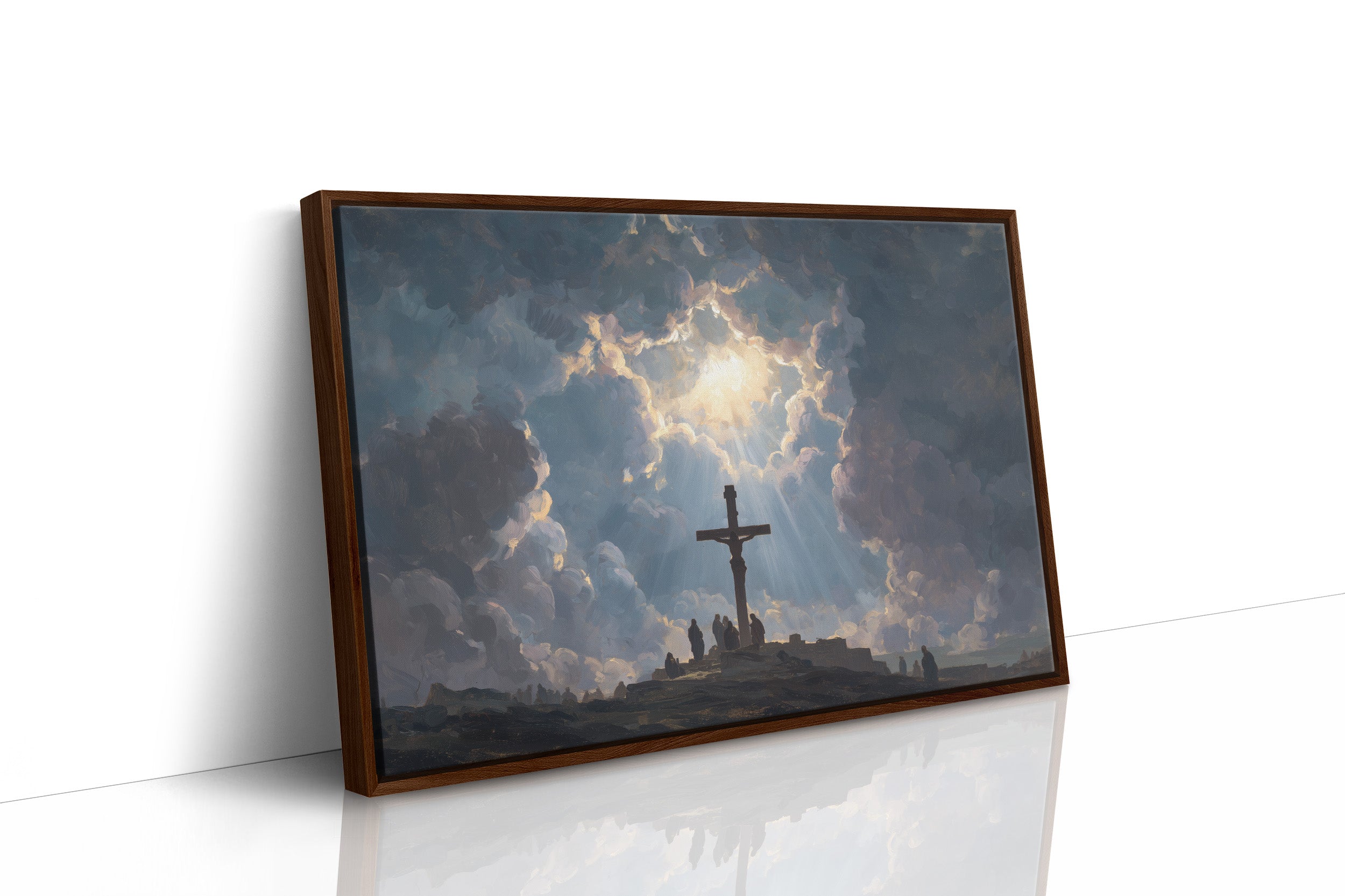 Divine Light Breaks Through Storm Clouds